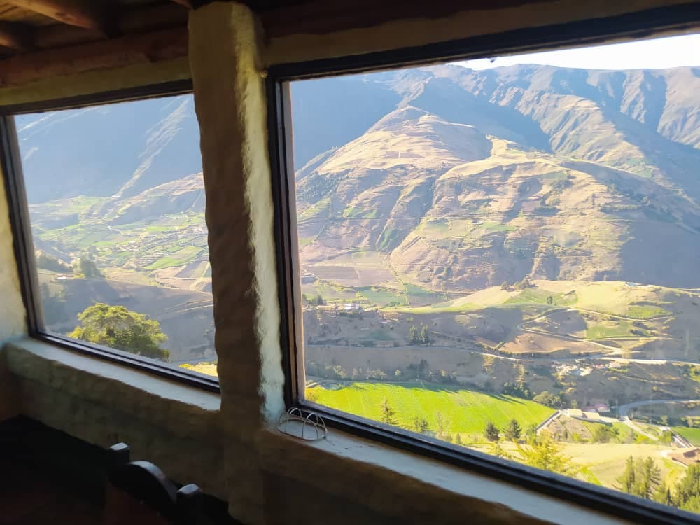 Mountain view from windows